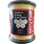   SKYFALL 400 FORTE villanypásztor vezeték, 400m, 4mm, 0,15ohm/m, 330 kg, sárga-fehér