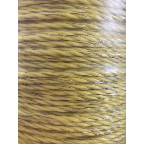 SKYFALL 400 FORTE villanypásztor vezeték, 400m, 4mm, 0,15ohm/m, 330 kg, sárga-fehér