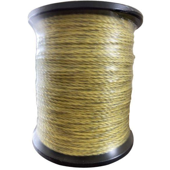 SKYFALL 400 FORTE villanypásztor vezeték, 400m, 4mm, 0,15ohm/m, 330 kg, sárga-fehér