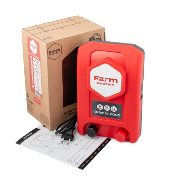 FARMSYSTEM RIDER N2000 230V, 2J, VAGY 12V NAPELEMHEZ és AKKUMULÁTORHOZ