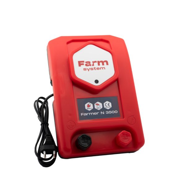 FARMSYSTEM FARMER N3500 230V, 3,57J, VAGY 12V NAPELEMHEZ, AKKUMULÁTORHOZ