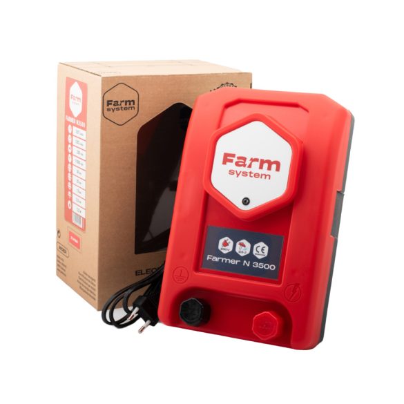 FARMSYSTEM FARMER N3500 230V, 3,57J, VAGY 12V NAPELEMHEZ, AKKUMULÁTORHOZ