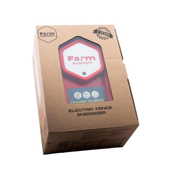 FARMSYSTEM HUNTER N6500 230V, 6,57J, VAGY 12V NAPELEMHEZ, AKKUMULÁTORHOZ