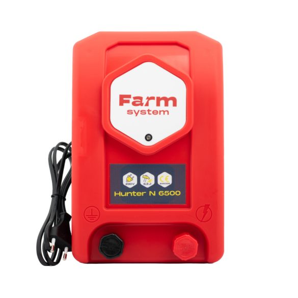 FARMSYSTEM HUNTER N6500 230V, 6,57J, VAGY 12V NAPELEMHEZ, AKKUMULÁTORHOZ
