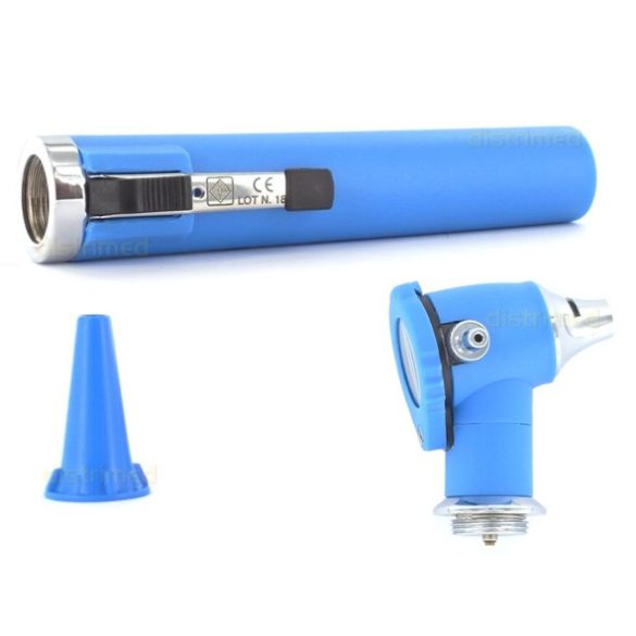 Otoscop / otoszkóp készlet – száloptikás, 7db tölcsérrel