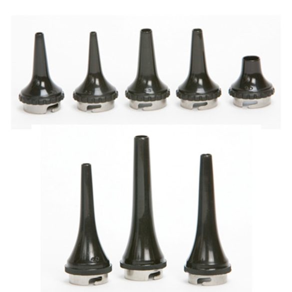 Állatorvosi prémium otoscop / otoszkóp készlet – 8 db fültölcsérrel